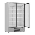 Koelkast 2 Glasdeuren 1000L JDE-1000R, Gebruikt, Koelen en Vriezen