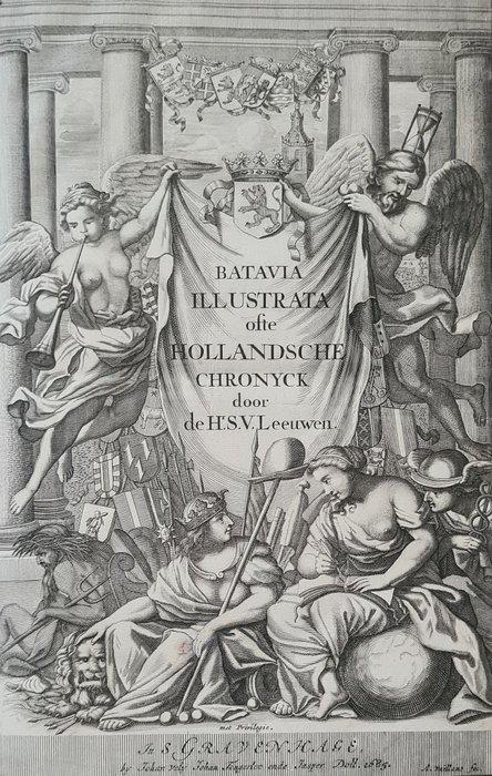 Simon van Leeuwen - Batavia Illustrata, ofte Hollandsche, Antiek en Kunst, Antiek | Boeken en Bijbels