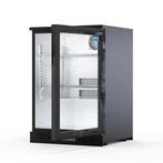 1 deur bar koeling - glas deur koelkast horeca - 130 liter