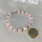 Armband Zilver Parel - Quartz - SSP Ø10,8mm pink Hematine, Sieraden, Tassen en Uiterlijk, Armbanden, Nieuw