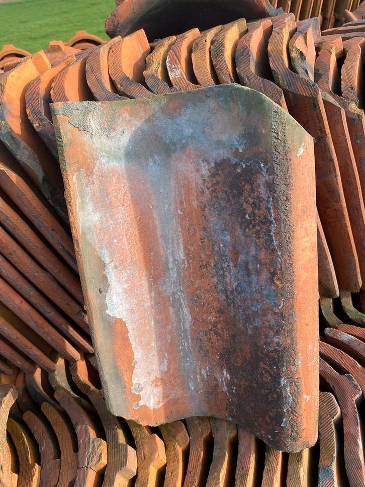 Oud Hollandse dakpannen met schaaltjes, Doe-het-zelf en Verbouw, Overige Doe-het-zelf en Verbouw, Gebruikt, Ophalen