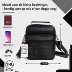 THL Design - Kleine Leren Schoudertas voor Heren en Dames –, Sieraden, Tassen en Uiterlijk, Tassen | Schoudertassen, Overige merken
