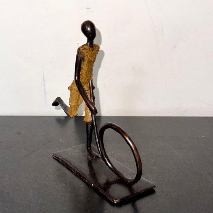 Derme Abdoulaye - sculptuur, Figurine - 13.5 cm - Brons, Antiek en Kunst, Curiosa en Brocante