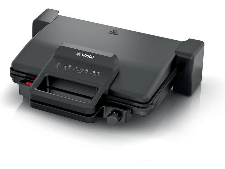 Bosch TCG3323 - Contactgrill - 2000 W - Zwart, Witgoed en Apparatuur, Overige Witgoed en Apparatuur, Zo goed als nieuw, Verzenden