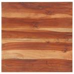 vidaXL Tafelblad 25-27 mm 60x60 cm massief acaciahout, Huis en Inrichting, Tafels | Eettafels, Verzenden, Nieuw