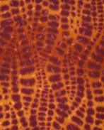 Viscose Jacquard Print Oranje Handen, Nieuw, Oranje