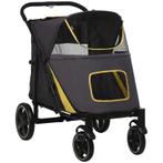 TRUUSK Opvouwbare Hondenkar Pet Buggy Mesh Windows Opbergzak, Dieren en Toebehoren, Verzenden, Nieuw