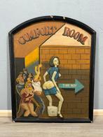 authentieke toilet bord voor vrouwen toilet - Reclamebord -, Antiek en Kunst, Curiosa en Brocante