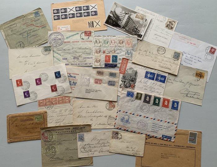 Nederland 1873/1968 - Nederland 1873/1968 - Selectie van 21, Postzegels en Munten, Postzegels | Nederland