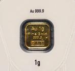 1 gram - Goud .999 - Argor-Heraeus, Switzerland - Verzegeld, Postzegels en Munten, Edelmetalen en Baren