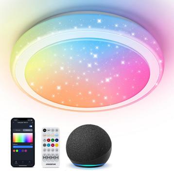 Aigostar Smart RGB Plafondlamp - Dimbaar - 24W - 39 cm - 300 beschikbaar voor biedingen