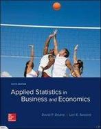 ISE Applied Statistics in Business and Economi 9781260092523, Verzenden, Zo goed als nieuw