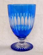 Baccarat - Drinkglas - Kristal, Blauwe overlay, Antiek en Kunst, Antiek | Glas en Kristal