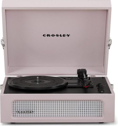 Crosley Voyager CR8017B-AM - Amethyst Lichtroze - Bluetooth, Audio, Tv en Foto, Platenspelers, Verzenden