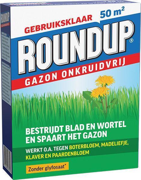 Roundup Gazon Onkruidvrij voor 50m2, Tuin en Terras, Bestrijdingsmiddelen, Onkruidbestrijding, Nieuw, Verzenden
