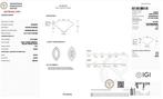 1 pcs Diamant (Kleurbehandeld) - 0.72 ct - Markies - Fancy, Nieuw