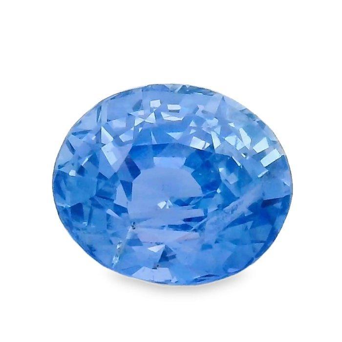1 pcs Blauw Saffier - 8.52 ct - Gemological Institute of, Sieraden, Tassen en Uiterlijk, Edelstenen