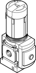 Festo Drukregelaar G1/4 0.3-4bar 1900l/min - 529471, Verzenden, Nieuw