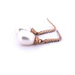 Zonder Minimumprijs - Oorbellen - 9 kt. Roségoud - 0.25ct., Nieuw