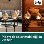 2dekans | Gadgy Solar Tuinfakkel Druppel met Grondspies -, Tuin en Terras, Ophalen of Verzenden, Zo goed als nieuw