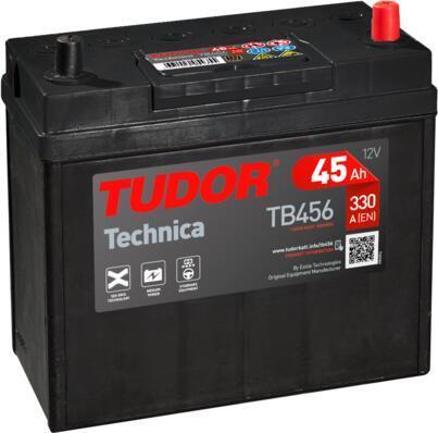 Tudor Technica accu | TB456 | 12V 45Ah, Auto-onderdelen, Accu's en Toebehoren, Ophalen of Verzenden