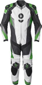 gms GRC-1 Zwart Wit Groen 1-Delig Motorpak, Nieuw met kaartje, Overall, Gms, Heren