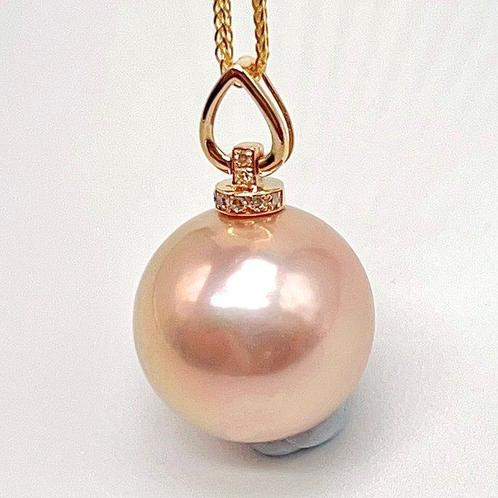 Zonder Minimumprijs - Hanger - 18 karaat Geel goud Parel -, Sieraden, Tassen en Uiterlijk, Antieke sieraden