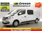 Fiat Talento 1.6 MJ EcoJet L2H1 DC Airco Cruise Camera PDC, Auto's, Startonderbreker, Nieuw, Zilver of Grijs, Financial lease