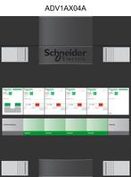 Schneider groepenkast 1 fase met 4 aardlekautomaten en, Ophalen of Verzenden, Nieuw