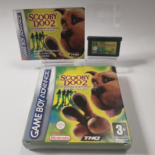Scooby Doo 2 Monsters Unleashed Boxed Game Boy Advance, Spelcomputers en Games, Games | Nintendo Game Boy, Ophalen of Verzenden