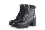 Mustang Veterboots in maat 38 Zwart | 10% extra korting, Kleding | Dames, Schoenen, Verzenden, Zwart, Overige typen, Zo goed als nieuw