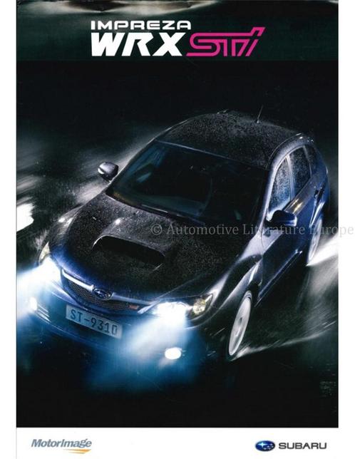 2008 SUBARU IMPREZA WRX STI LEAFLET THAIS, Boeken, Auto's | Folders en Tijdschriften