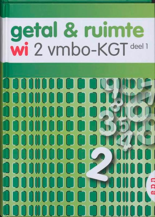 Getal en Ruimte 2 vmbo KGT deel 1 9789011104112, Boeken, Techniek, Zo goed als nieuw, Verzenden
