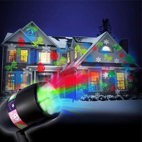 LED Kerst Projector met Bewegende Kerst Patronen –, Huis en Inrichting, Lampen | Overige, Nieuw, Verzenden