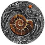 Niue. 5 Dollars 2019 Ammonite - Antique Finish, 2 Oz (.999), Postzegels en Munten