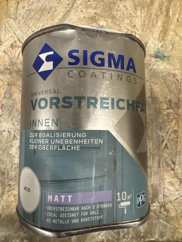 Sigma voorstrijk Mat - WIT - 0,75 liter SCHADEBLIK beschikbaar voor biedingen