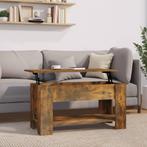 vidaXL Salontafel 101x49x52 cm bewerkt hout gerookt, Minder dan 50 cm, 100 tot 150 cm, 50 tot 75 cm, Verzenden