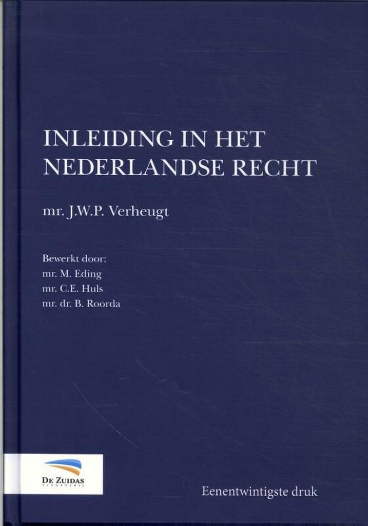 Inleiding in het Nederlandse recht, 9789082849523, Boeken, Studieboeken en Cursussen, Zo goed als nieuw, Verzenden