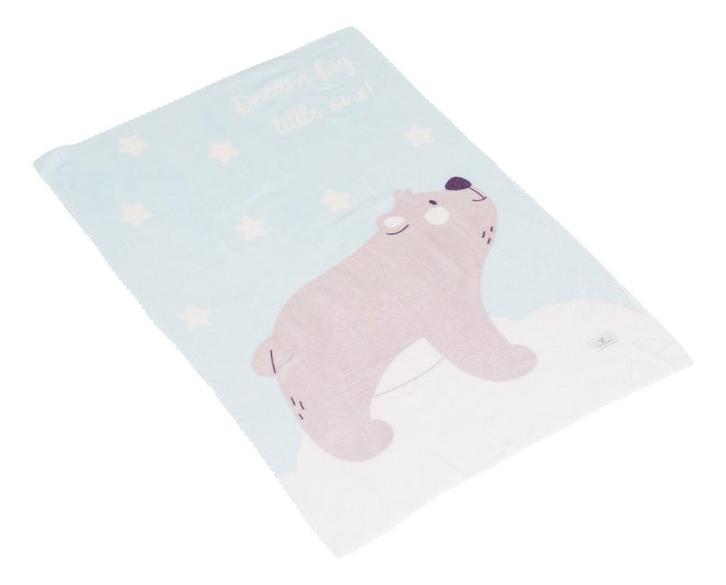 Cangaroo Dreamy Bear Blue 75 x 100 cm Wiegdeken, Kinderen en Baby's, Dekens, Slaapzakjes en Inbakerproducten, Nieuw, Verzenden