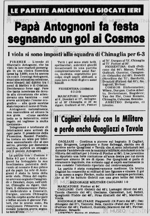 New York Cosmos - Larry Hulcer - 1980 - Voetbalshirt, Verzamelen, Overige Verzamelen