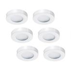 Ledisons LED-opbouwspot set 6 stuks Adria wit 3W dimbaar, Nieuw