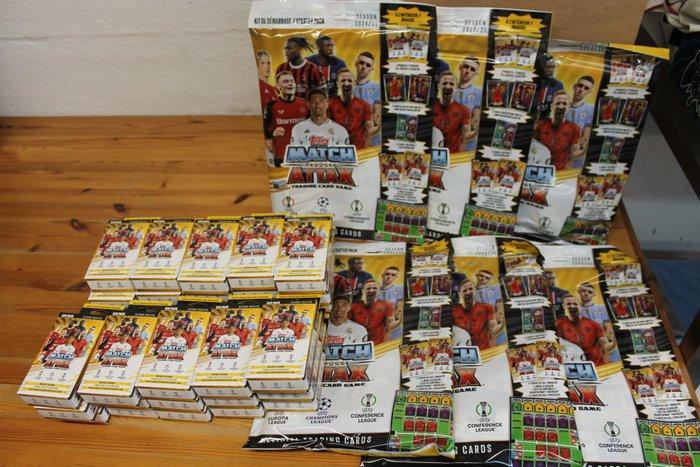 Topps - 60 Blisterverpakking - Brand New Match attax 2024 /, Verzamelen, Stickers