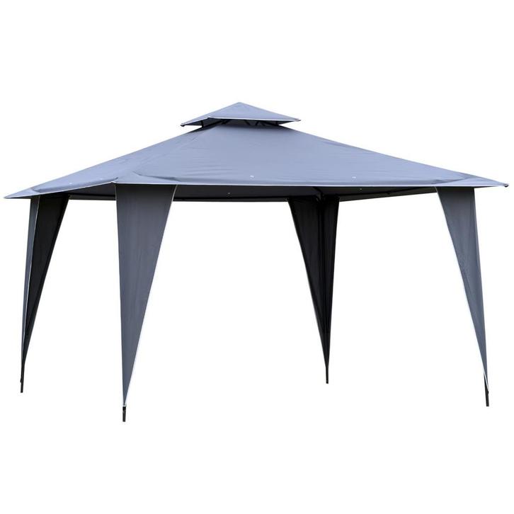 Partytent - Waterdicht - UV-bestendig - Grijs, Tuin en Terras, Overige Tuin en Terras, Nieuw, Ophalen of Verzenden
