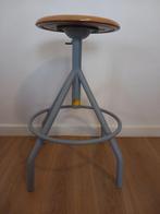 Werzalit - Kruk - Hout, Staal, Metaal