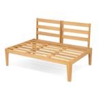 Houten palletbank - 83,5 x 120 x 70 cm | 2-persoons, Tuin en Terras, Tuinbanken, Nieuw, Verzenden