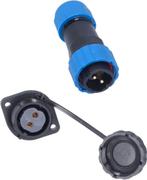 Male + chassis connector - 24V - waterdichte kabelverbinder, Ophalen of Verzenden, Nieuw