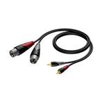 2 x XLR naar Tulp kabel, Verzenden, Nieuw