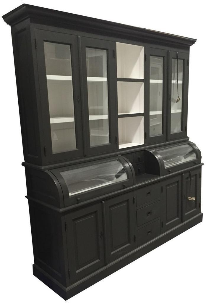 Buffetkast antraciet Bastiaan 200cm, Huis en Inrichting, Kasten | Buffetkasten, Ophalen of Verzenden