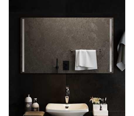 Grote LED Badkamerspiegel 100x60cm | Tweedekansje | Moder..., Huis en Inrichting, Badkamer | Badkamermeubels, Minder dan 25 cm