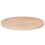 vidaXL Tafelblad rond Ø50x2,5 cm onbehandeld massief, Huis en Inrichting, Tafels | Eettafels, Verzenden, Nieuw